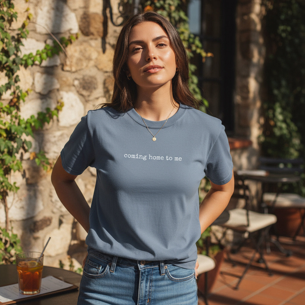 COMING HOME TO ME – Affirmation Tee
